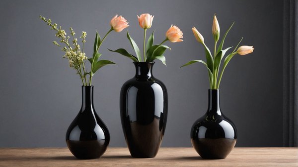 Découvrez nos vases noirs pour une décoration élégante