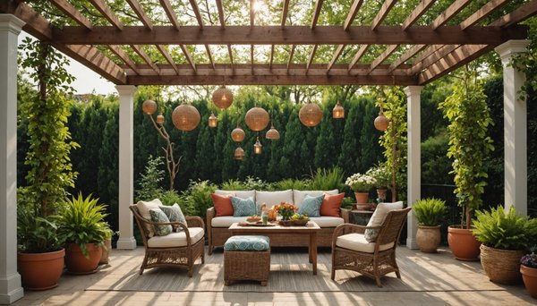 Transformez votre terrasse avec une ombre pergola bohème